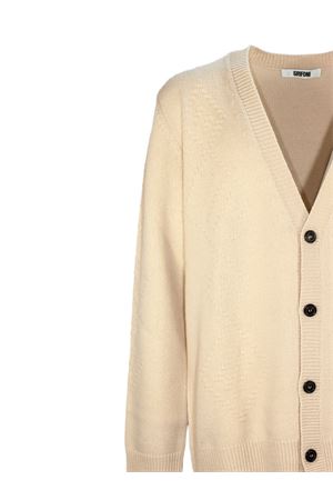 Beige virgin wool cardigan MAURO GRIFONI | GT110000127078